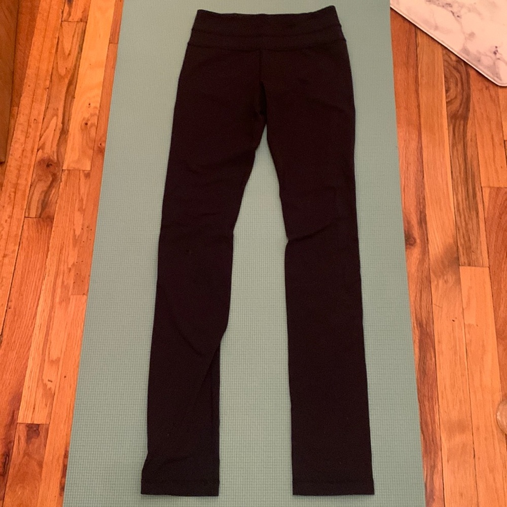 Lululemon Black Low Waisted Long Leggings